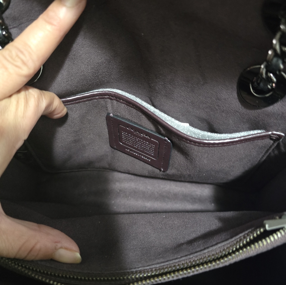Nwot coach parker ombre quilted bag - Picture 12 of 14